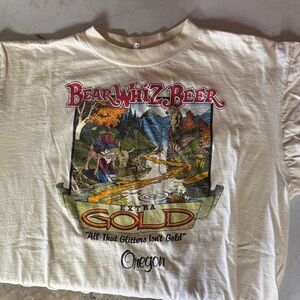 Bear Whiz Beer Graphic T-Shirt
